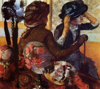 Edgar Degas : At the Milliner's VII